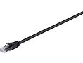 Fuj:tech CAT6A U/UTP -verkkokaapeli, 5 m, musta