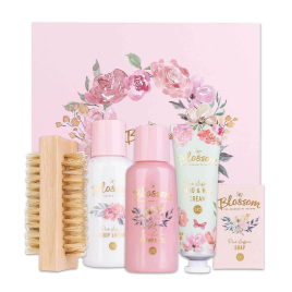 Coffret Corps "Blossom" - Rose Safran
