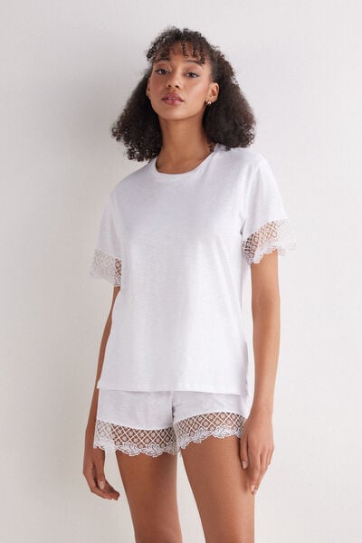 T-shirt manches courtes en coton SOPHISTICATED ALL...