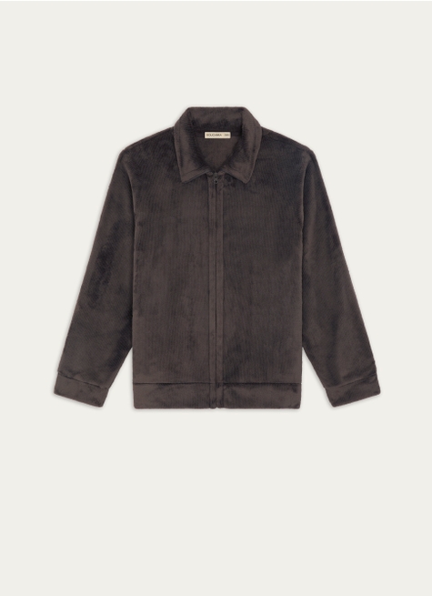 VESTE POLAIRE ZIPPÉE À COL MONTANT