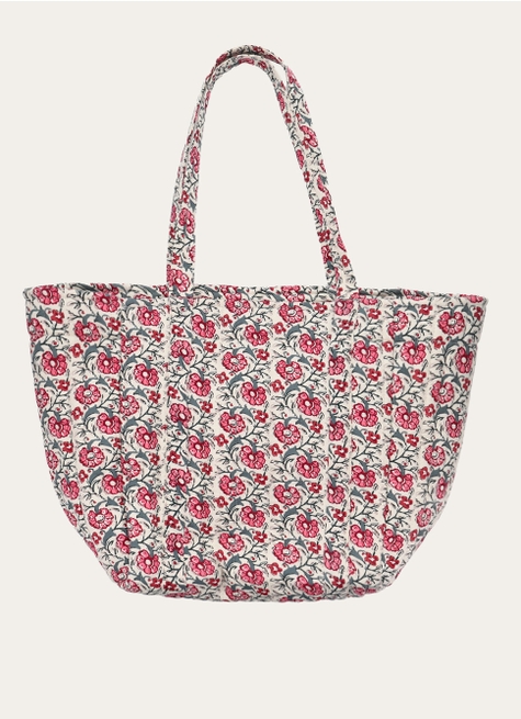 SAC CABAS À MOTIF FLORAL