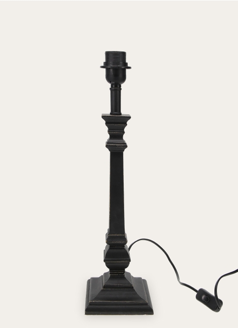 PIED DE LAMPE EN BOIS SCULPTÉ GRAND FORMAT