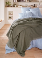 PLAID EN GAZE DE COTON