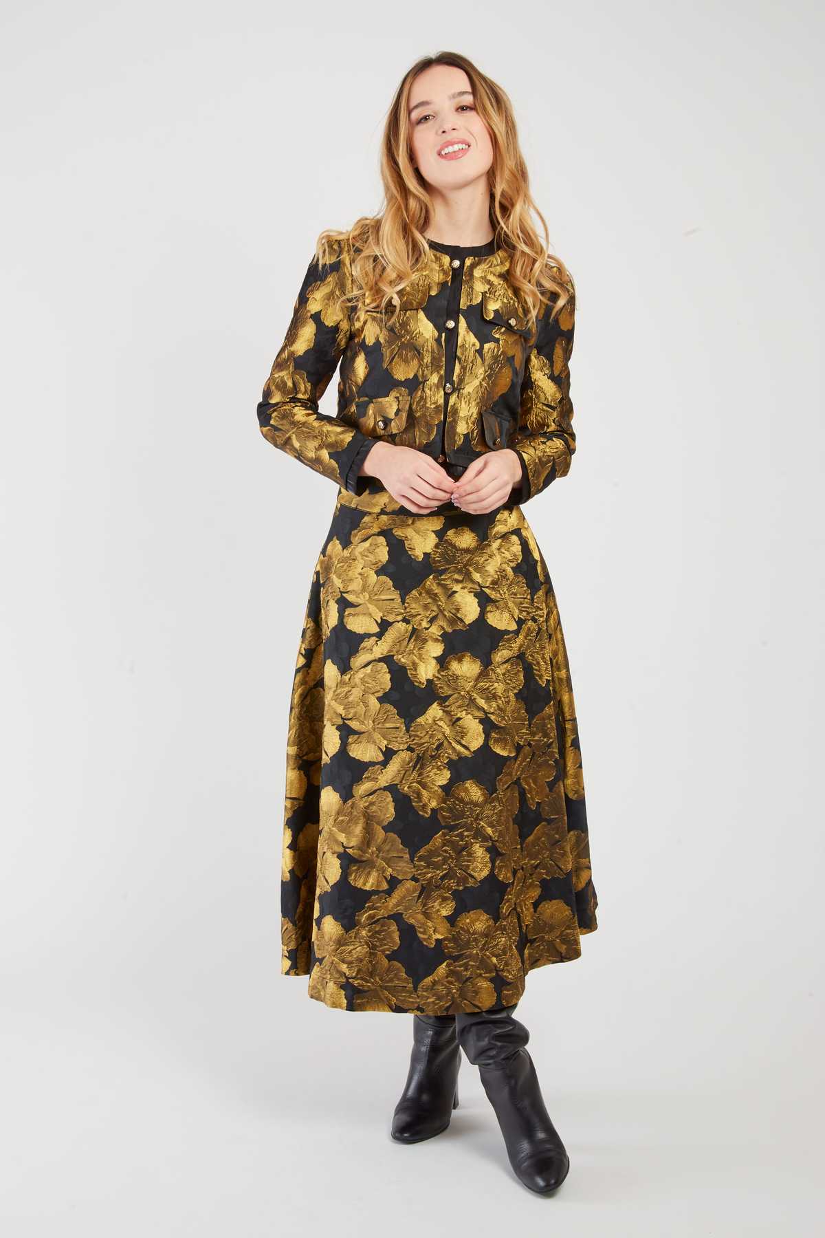 Veste motif floral RENONCULE