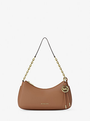 Pochette Nolita de taille moyenne en cuir grainé à chaîne