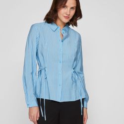 Chemise dogma à rayures à nouer Femme