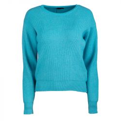 Pull grosse maille col rond cachemire laine Femme