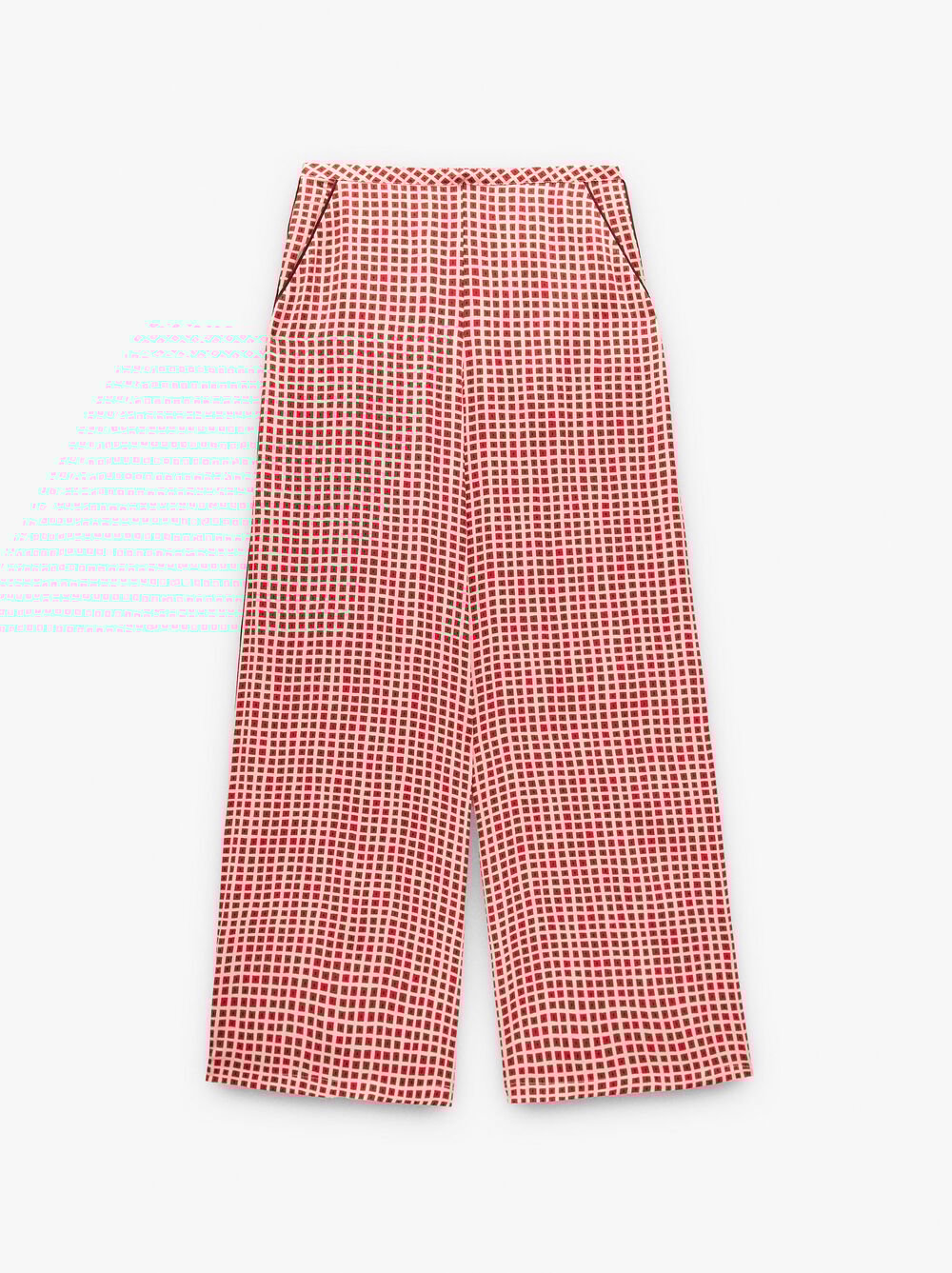 Pantalon fluide avec des carrés