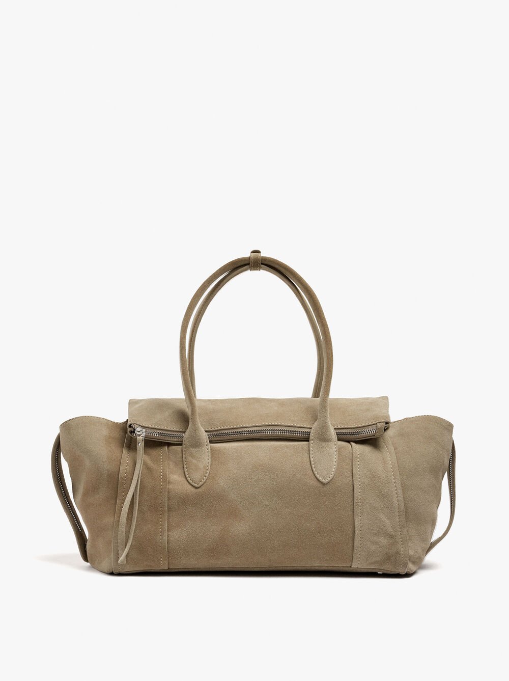 Sac cabas en cuir avec rabat