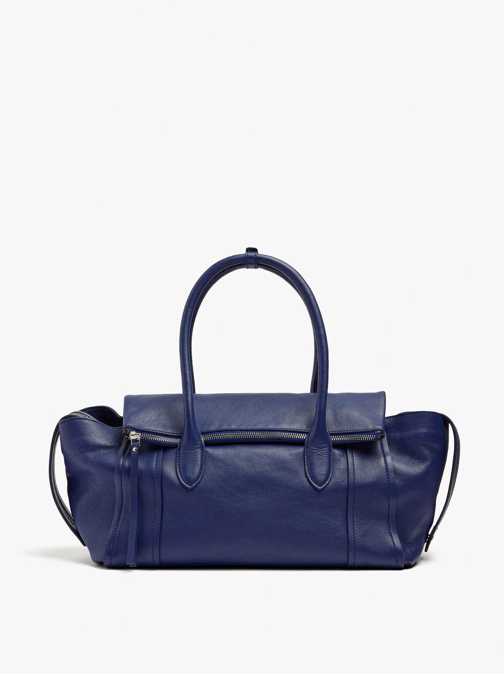 Sac cabas en cuir avec rabat