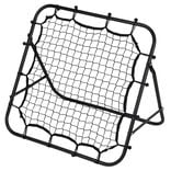 Filet de rebond pour entraînement football métal noir 84x84xH73cm