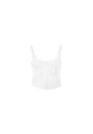 Top corset à bretelles