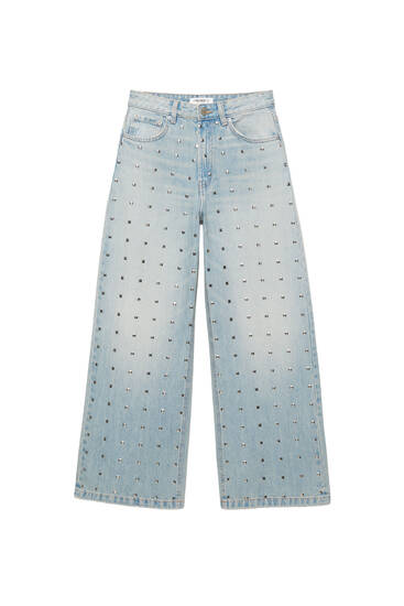 Jean baggy à clous