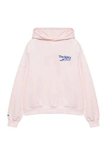 Sweat à capuche graphique coupe