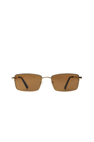 Lunettes de soleil métallisées