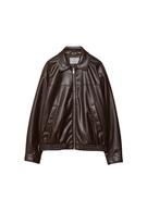 Blouson oversize en similicuir