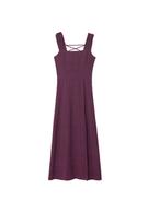 Robe midi à nouer au dos