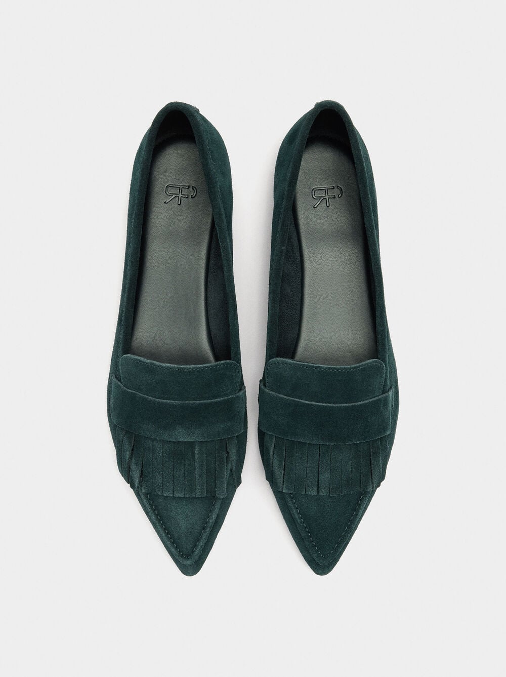 Mocassins en cuir avec franges