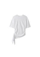 T-shirt asymétrique manches courtes