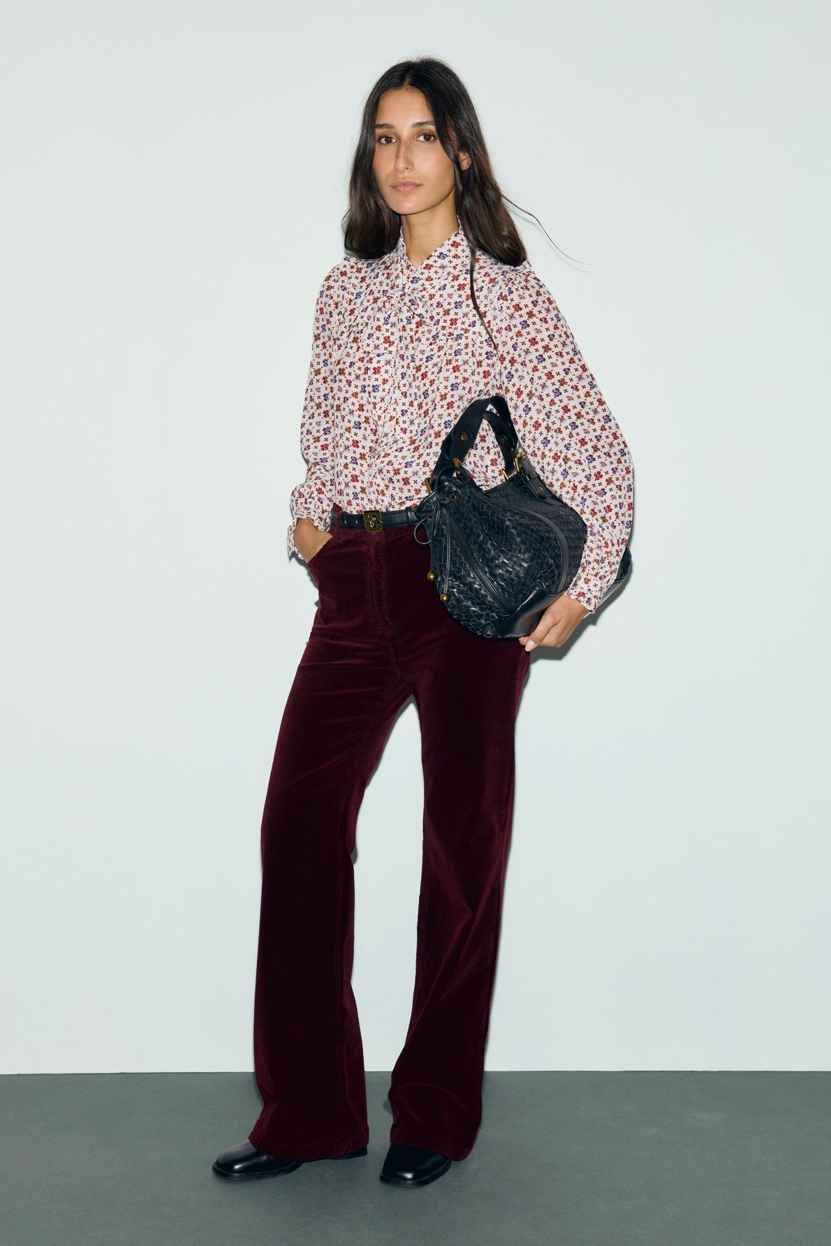 Pantalon large en velours - MAG