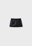 D62 Jupe-culotte en similicuir