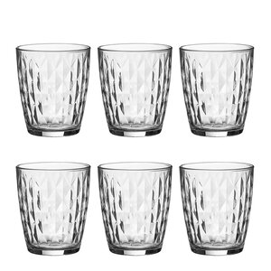 Mosaic vannglass 34 cl 6 stk klar