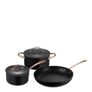 Black Copper grytesett kfcc g7 3 deler svart/kobber