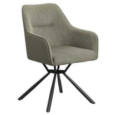 Chaise de salle &agrave; manger Saar - verte