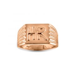 Nomelli Iniziali Paolo ring (18k rose-gold)