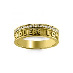 Nomelli Goia Veretta ring (14k gold) (CZ54x1mm)