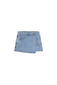Z1975 WRAP DENIM SKORT