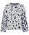 Marc Cain trui jacquard panter driekwartmouw