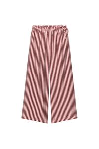 STRIPED WIDE-LEG TROUSERS
