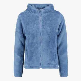 Mountain Peak fluffy meisjes vest blauw