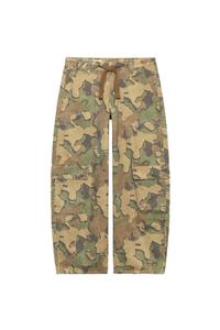 PRINTED OVERSIZE CARGO TROUSERS