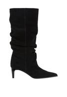 Slouchy haklaarzen van leer