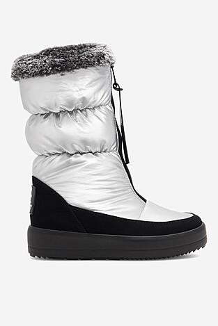 Botki Beverly Hills Polo Club WS19001-04 SrebrnyBeverly Hills Polo Club - Śniegowce ocieplane