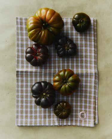 ZESTAW BAWEŁNIANYCH ŚCIEREK KUCHENNYCH W KRATKĘ (2 SZT.)