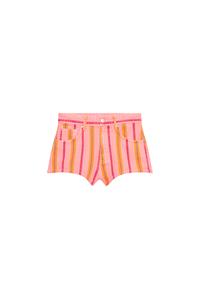 STRIPED MINI SHORTS