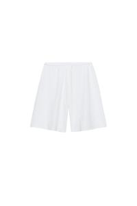 COTTON DRAWSTRING BERMUDA SHORTS