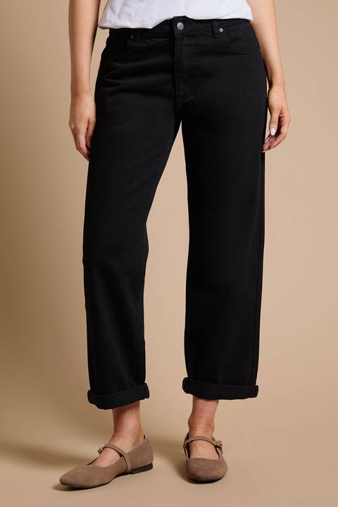 Boyfriends Ankle Grazer Fold Up Jeans