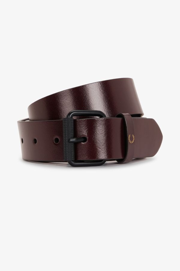 Classic Leather Belt Red Oxblood