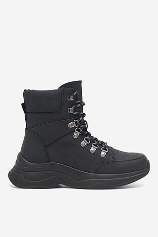 Vysoké šnurovacia topánky DeeZee GAIA WS6029-17 ČIERNAVysoké šnurovacia topánky DeeZee ČIERNA