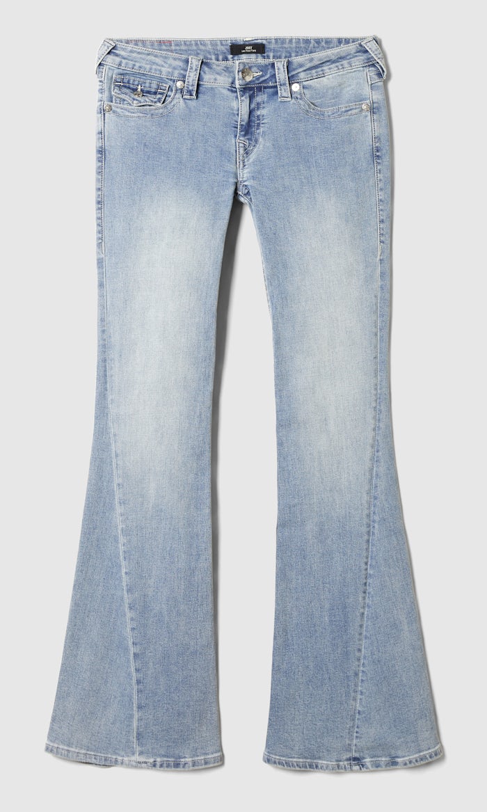 Joey Low Rise Flare Ljusblå Jeans