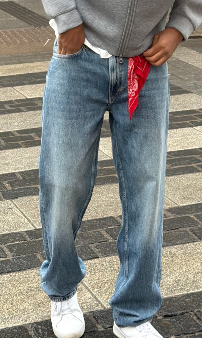 Loose Premium Medium Blå Jeans